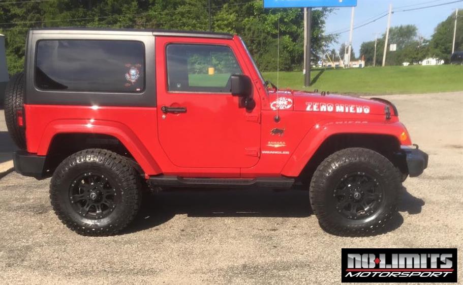 Jeep Wrangler with 2 Inch Zone Offroad kit