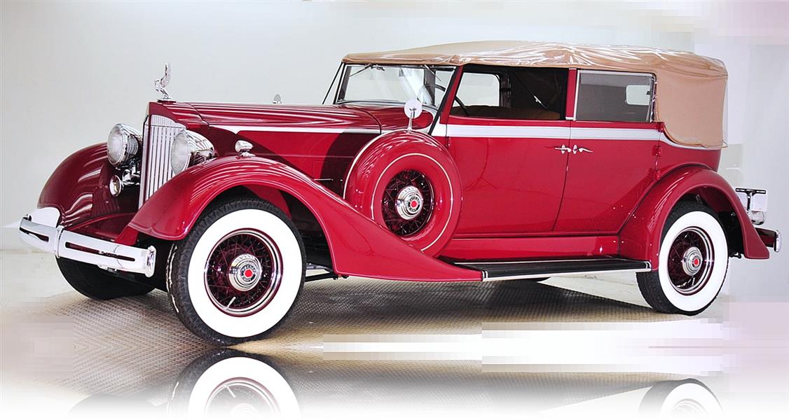 1934 Packard 100 4dr dietrich convertible sedan