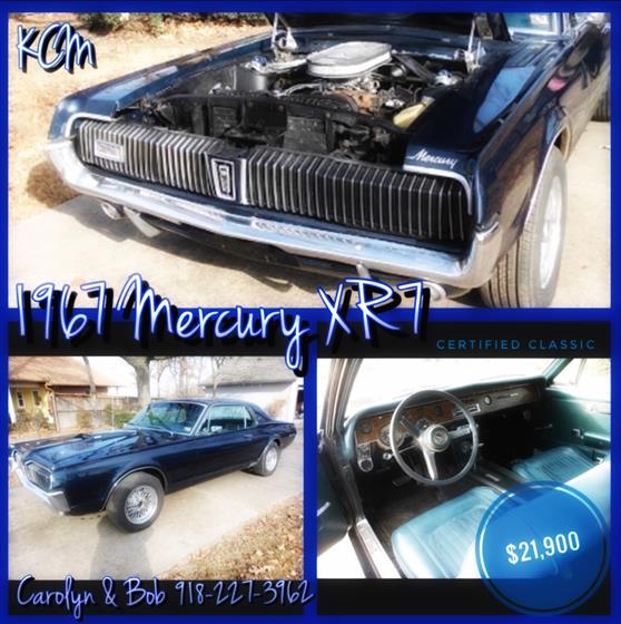 1967 Mercury cougar and XR7