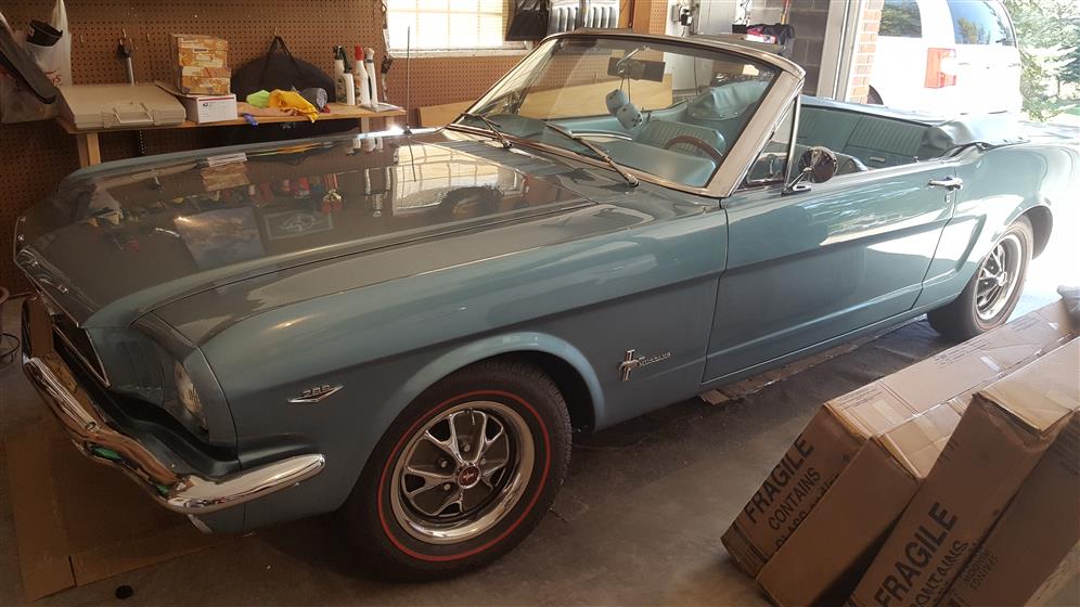 1966 Ford Mustang Convertible $27,500