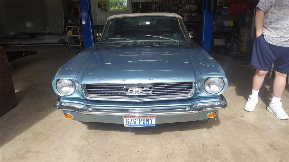 1966 Ford Mustang Convertible $27,500