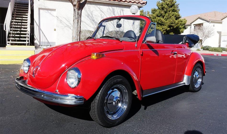 1973 Volkswagen Super Beetle Convertible $13,900  