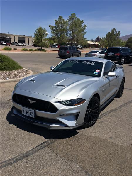 2018 Silver Ford Mustang