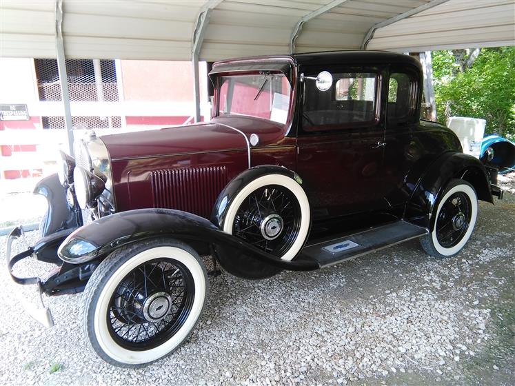 1931 Chevrolet Independent 5 window coupe $27,900 