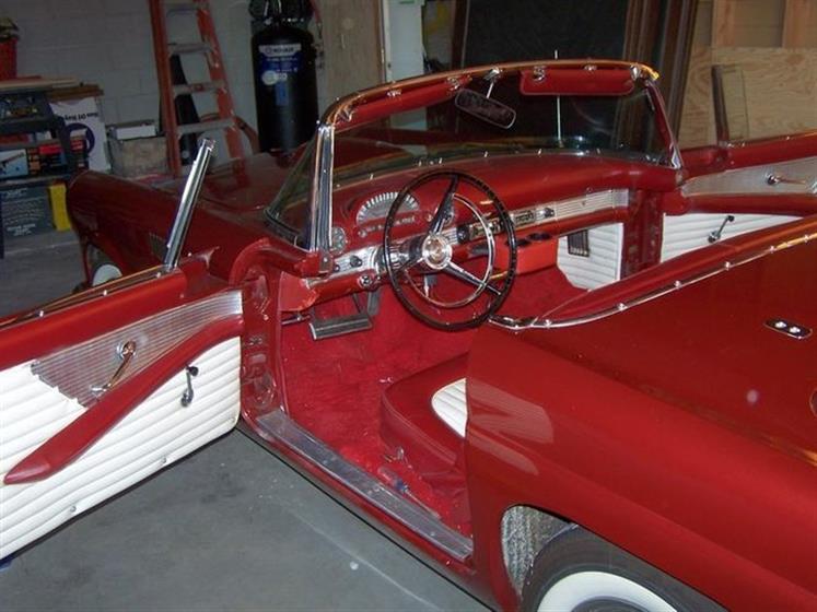 1956 Ford T-bird Convertible Deluxe w Continental 
