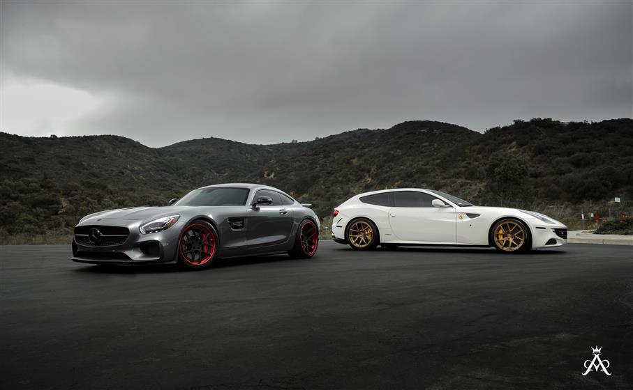 Ferrari FF & Mercedes GTS AMG Duo Shoot