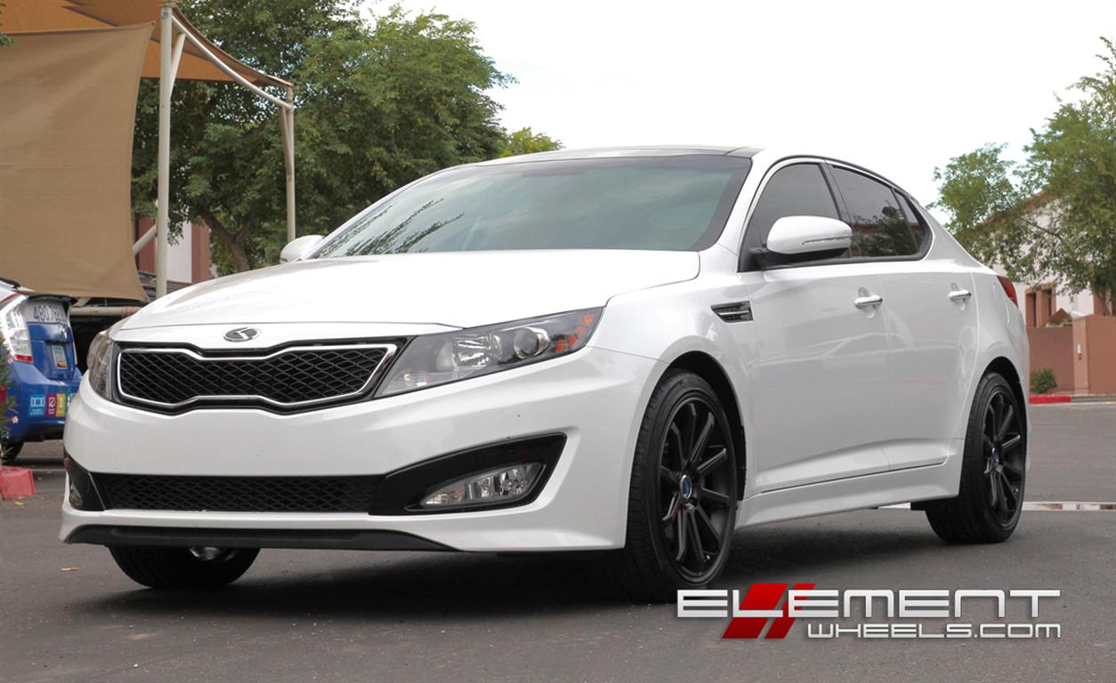 Mach 10 Satin Black on 2013 Kia Optima - Element Wheels - Chandler,AZ ...