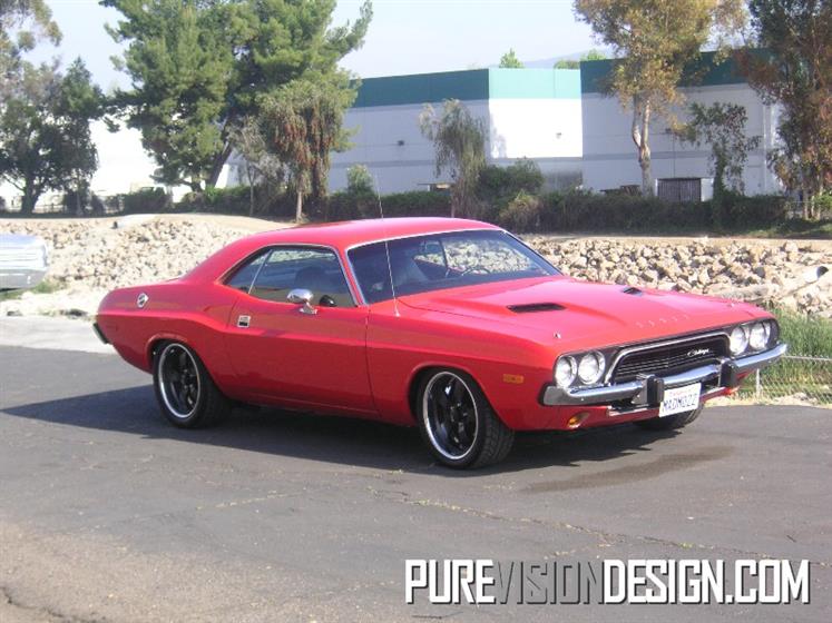 Red Challenger Project 1973 Dodge Challenger  