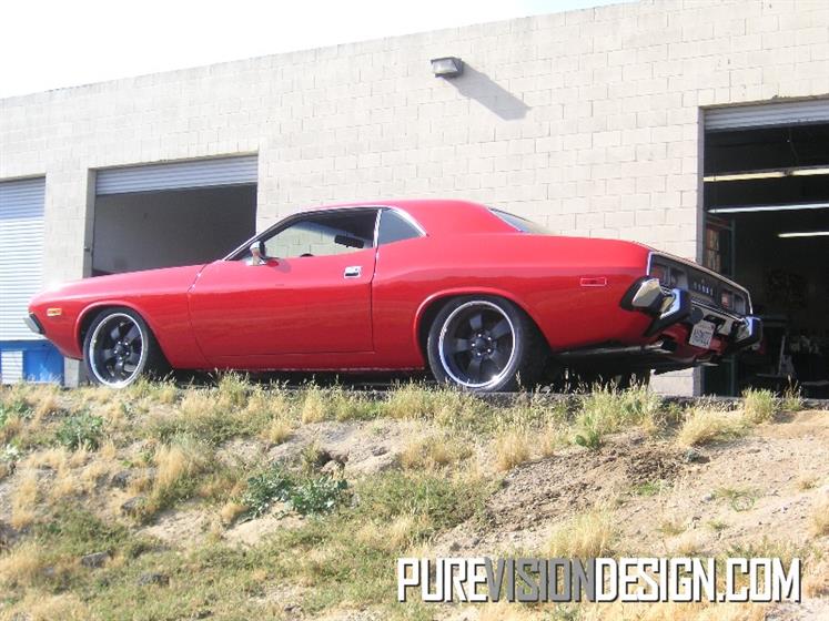 Red Challenger Project 1973 Dodge Challenger  